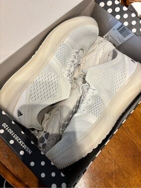 Stella McCartney Adidas White Knit Runner Sneakers